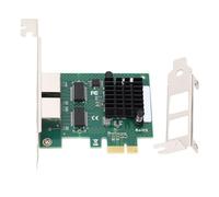 Omquot Scheda di Rete Gigabit PCIe Adattatore a Doppia Porta Ad Alte Prestazioni per PC Desktop Ad Alta Efficienza Energetica BCM5720 1 X Scheda di Rete