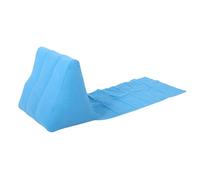 Omquot Sedia a sdraio gonfiabile floccata reclinabile e compatta, portatile, per picnic da spiaggia, base in PVC
