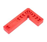 Omquot Set di 4 Righelli Ad Angolo di 90 Gradi, Localizzatore Ad Angolo Retto in Plastica Resistente per la Lavorazione del Legno e Carpenteria, Strumento di Misurazione Alta Definizione (3 pollici