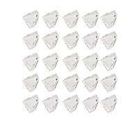 Omquot Set di carte di colore smalto per unghie in vetro, trasparente, 50 pezzi, per salone di bellezza, consigli per la visualizzazione di nail art in vetro