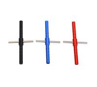 Omquot Set di chiavi a bussola trasversali portatili rosse, blu, nere per auto telecomandate, resistenti all'usura, universali, in scala 1:18 e 1:24
