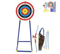 Omquot Set di Frecce per per Bambini Giocattolo Educativo per Addestramento con Tiro con L' per Bambini Set da Gioco in Plastica da 11 Pezzi per Interni Ed Esterni