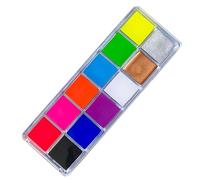 Omquot Set di Tavolozze di Colori Fluorescenti per il Viso e il Corpo per