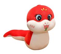 Omquot Simpatico Peluche a Forma di Serpente con Peluche Morbido per Bambini, Decorazioni per la Casa Decorative con Ventosa (30 cm #-1)