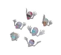 Omquot Simpatico set di bambole da dito per Halloween, design realistico per raccontare storie, 6 mini giocattoli per le dita per