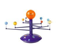 Omquot solare 3D fai da te, modello astronomico, giocattolo educativo per la camera dei bambini, kit di scoperta scientifica in plastica per uso domestico (viola)