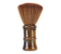 Omquot Spazzola morbi per collo e viso, per stilisti, parrucchieri, spazzola efficace per spazzare i capelli rotti, manico in legno, adatta alla pelle, applicabile a casa o al