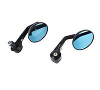 Omquot Specchietto Retrovisore per Moto Robusto Lega di Alluminio Ampia Visuale per Moto, Visione Chiara Guida più, Regolazione a 360° per Bici da Strada, 1 Paio