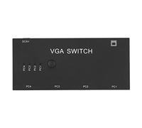 Omquot Splitter VGA 4 in 1 out ad alta risoluzione convertitore video commutatore per display HD 1920 x 1080 per di sorveglianza di sicurezza