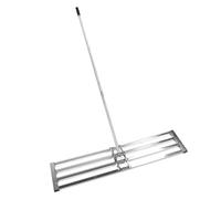 Omquot Strumento Livellatore per Prato in Acciaio Inossidabile Livellamento Efficiente per Campi da Golf Prati 47,2 Pollici X 10,2 Pollici