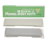 Omquot Stucco Epossidico Modello Riempitivo Ad Asciugatura Rapida per Modellini di Giocattoli e Artigianato 100 G Bianco Facile da Modellare (Ricarica di terriccio grigio da 100 g)