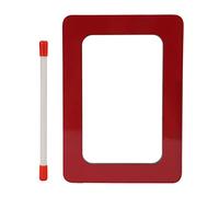 Omquot Tamburo a Mano Carino per Bambini con Suono Netto per Risveglio Musicale, Strumento di Percussione Rosso per Bambini (Tamburo rettangolare)