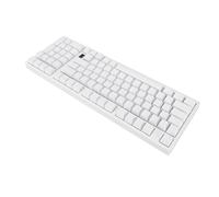 Omquot Tastiera da Gioco Meccanica Wireless con Luci RGB per Appassionati Portatile 98 Tasti Bianca Tipo C