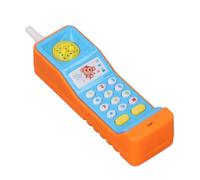 Omquot Telefono Cellulare per Bambini Giocattolo Educativo per L'apprendimento Musicale per i più Piccoli Plastica 18 X 4,5 Cm 1 unità (Arancia)