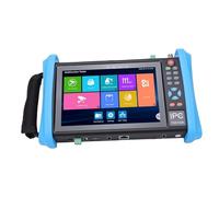 Omquot Tester CCTV portatile con display HD da 7 pollici per telecamere TVI CVI AHD per sistemi CCTV in materiale ABS (spina UE)