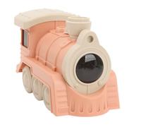 Omquot Trenino Elettrico Giocattolo con Divertente Palla Che Soffia e Luce Musicale per Bambini da 1 Anno in su ABS Resistente (Rosso)