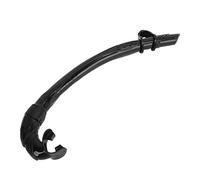 Omquot Tubo per Snorkeling per Immersione, Boccaglio per Immersione Bocchino Leggero e Confortevole Tenuta Forte Comodo da Usare PVC per le Immersioni (Nera)