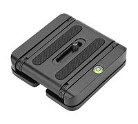 Omquot Z Flex Tilt - Piastra pieghevole a sgancio rapido per treppiede CO, pieghevole multi-angolo, leggero e flessibile, stabile, per appassionati di fotografia, alluminio fresato CNC