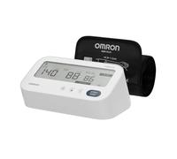 OMRON M3 Comfort AFib - Misuratore di pressione automatico da braccio con rilevamento della fibrillazione atriale + bracciale IntelliWrap, misurazione su 3 punti, 2 memorie