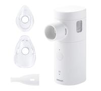 OMRON MicroAir Move Aerosol Mesh Portatile Silenzioso | Macchina Aerosol Adulti Bambini con Maschere e Boccaglio | Ricaricabile USB-C | Design Compatto per Casa e Viaggio