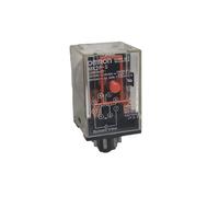Omron mk2ps48ac-115693 rele' 2 spdt,10a 48vac, octal pulsante di prova