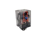 Omron mk3p5s110dc-1459 rele' 3spdt, 10a 110vdc, undecal e pulsante di prova