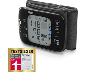 OMRON RS7 Intelli IT Misuratore di Pressione Arteriosa da Polso - Apparecchio Portatile per Misurare la Pressione e Monitoraggio dell'Ipertensione, Connessione Bluetooth, compatibile con Smartphone