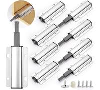 Omsscun 8 Pezzi Push Pull per Ante, Apertura a Pressione Ante, Chiusura Magnetica per Ante, Chiusura a Spinta con Viti per porta, porta nascosta, armadi, cassetti camper, armadietti della cucina