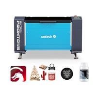 OMTech 100W Incisore Laser CO2 1000x600 mm Macchina per Incisione Laser con Autofocus Passo Bidirezionale Puntatore a Punto Rosso Assistito ad Aria 1000mm/s(with Lightburn)