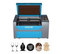 OMTech 50W Macchina per Incisione Laser CO2 300X500mm Incisore Laser con Pannello di Controllo Digitale Aria Assistita e Ruote Girevoli Incisore con Taglio Laser Commerciale per Legno Vetro Acrilico