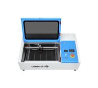 OMTech K40+ 40W Incisione Laser CO2, 200x300mm with Lightburn | Fino a 300 mm/s | Testa regolabile | Supporto pneumatico integrato | Adatto per legno, acrilico e vetro
