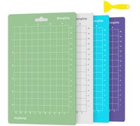 Omtofo 10 tappetini da taglio per Cricut Joy 4,5" x 6,5" (16,5 cm x 11,4 cm), Variety Grip, antiscivolo e durevole, accessori