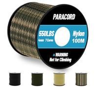 Omtofo 100M Paracord 550 Nylon Corda 4mm 7 Fili Tipo II Corda da Paracadute Cavo di Sopravvivenza, Cavo Multiuso, Cavo Militare, Mimetico