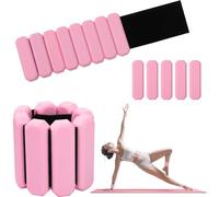 Omtofo 2 Pezzi Pesi per Caviglie, Cavigliere Palestra Mani e Gambe, Pesi Polsi E Caviglie per Pilates Pesi Nuoto, Pesi Polsi Cavigliera Sportiva Pesi per Yoga, Danza(Nero)