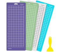 Omtofo 4 tappetini da taglio per Cricut Joy 4,5" x 12" (30,5 cm x 11,4 cm), Variety Grip, antiscivolo e durevole, accessori