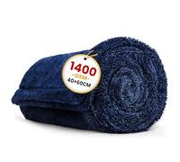 Omtofo 60×40 cm Panno Asciugatura Auto, 1400GSM Cmpanno Microfibra Auto, Altissimo Grado Assorbimento, Senza Pelucchi,Asciugatura Senza Graffi, Perfetto Per Auto, Moto, Barche e Detailing Veicoli