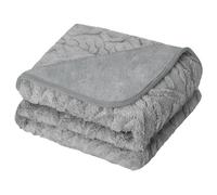 Omtofo Coperta Impermeabile 100×75cm, Lavabile Coperta Cane, Caldo e Soffice Copertina Flanella Cane, per Cani di Media e Grande Taglia, Uso a Doppia Faccia Protettore per Divano, Grigio