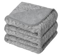 Omtofo Coperta Impermeabile 150×128cm, Lavabile Coperta Cane, Caldo e Soffice Copertina Flanella Cane, per Cani di Media e Grande Taglia, Uso a Doppia Faccia Protettore per Divano, Grigio