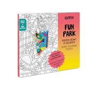 Omy Poster géant à colorier fun park, 70 x 100 cm