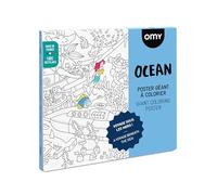 Omy Ocean Poster da colorare, Carta, Multicolore, 40,4 x 26 x 24 cm