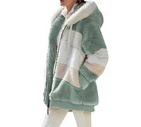 OMZIN Capucha De Forro Polar Para Mujer Parkas Chaqueta De Invierno Cálida Con Cremallera Chaqueta Outwear Mante