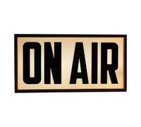 On Air Light Sign - Lightbox LED per studio di registrazione da scrivania o parete, lampada ambientale a batteria, cartello decorativo da studio per casa, ufficio, camera, bar, club, installazione