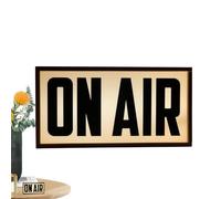 On Air Light Sign - Luce a LED per studio di registrazione, illuminazione decorativa per ambienti | Lampada da scrivania a batteria, cartello LED da studio a parete, decorazione per casa, ufficio, bar