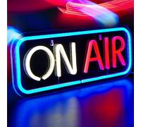 ON AIR - Luci al neon per studio di registrazione dal vivo, luce a LED in streaming, alimentazione USB, decorazione da parete per bar, pub, club, luci per feste di Natale