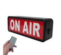 ON AIR - Segnale di avvertimento per studio (studio/studio domestico/azienda/scrivania o decorazione da parete). Pulsante di accensione e spegnimento semplice e facile.