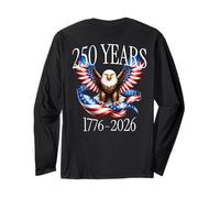 On Back Eagle And Flag 250 Years 1776-2026 250th Birthday Maglia a Manica