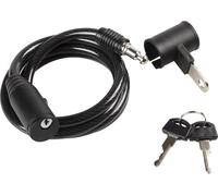 Antifurto cavo a spirale per bici 0,8x120cm aggancio sottosella