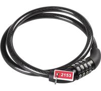 On Bike Antifurto Spirale a Cavo con Combinazione 8x65 cm - Lucchetto Bici Sicuro e Flessibile con Codice Programmabile - Protezione Antitaglio per Uso Quotidiano