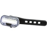 On bike fanale anteriore con 15 LED bianchi ultra-luminosi, design compatto e resistente con fissaggio stabile al telaio per una visibilità ottimale in ogni condizione
