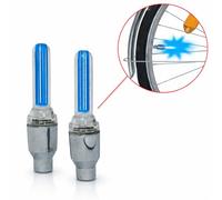 On Bike Luci A LED Colorate Compatte Per Valvole Coppia | Luci Bici Per Ruote Con Sensore Movimento - Illuminazione Circolare Alta Visibilità Batterie Incluse Accessorio Ciclo
